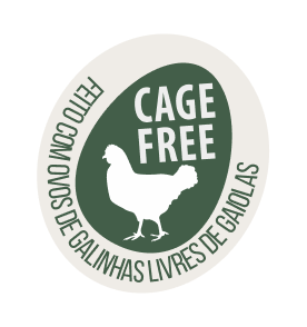 Cage Free Feito com ovos de galinhas livres de gaiolas