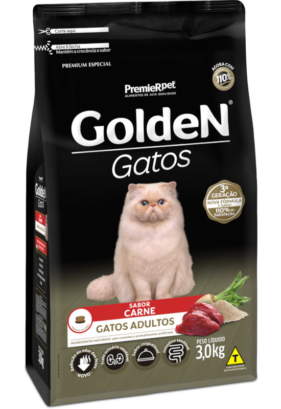 GoldeN Gatos Adultos Carne