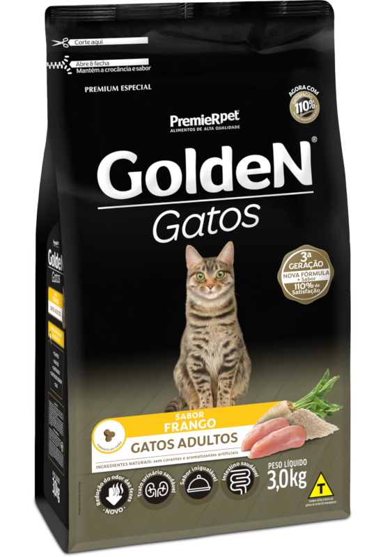 GoldeN Gatos Adultos Frango