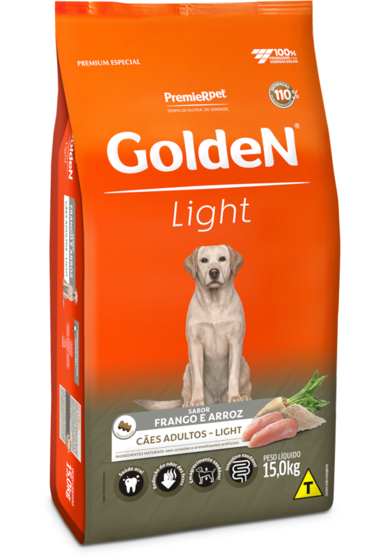GoldeN Formula Cães Adultos Frango & Arroz Light