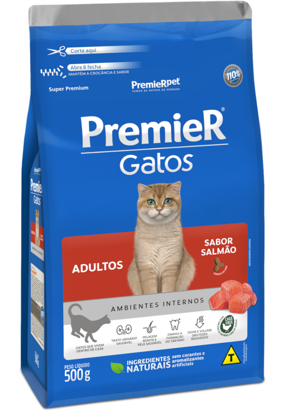 PremieR Gatos Adultos Salmão