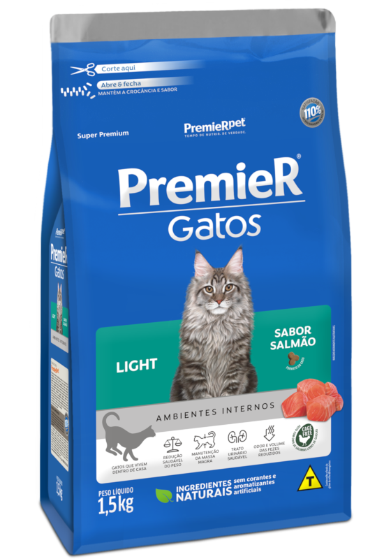 PremieR Gatos Adultos Salmão Light