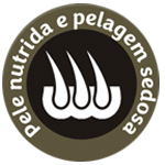 Pele nutrida e pelagem sedosa