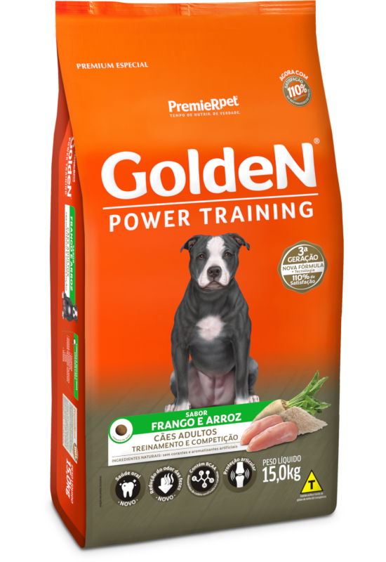 GoldeN Power Training Cães Adultos Frango & Arroz