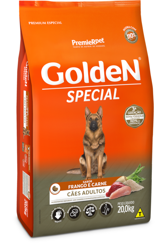 GoldeN Special Cães Adultos Frango e Carne