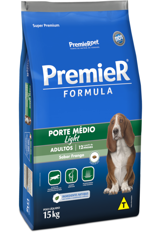 PremieR Formula Cães Adultos Porte Médio Frango Light