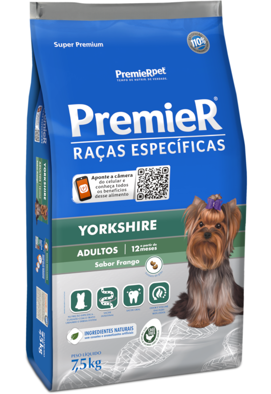 PremieR Raças Específicas Yorkshire Adultos Porte Pequeno Frango
