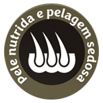 Pele nutrida e pelagem sedosa