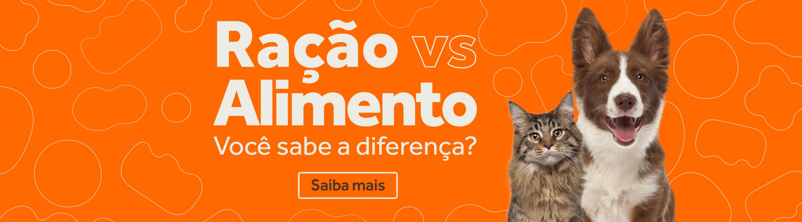Banner | Ração x Alimento