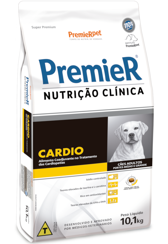PremieR Nutrição Clínica Cães Adultos Porte Médio & Grande Cardio