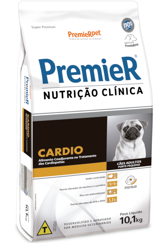 PremieR Nutrição Clínica Cães Adultos Porte Pequeno Cardio