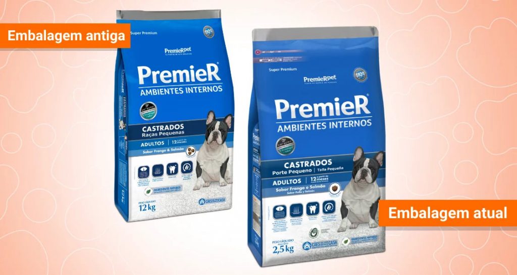 Lançamento PremieR Ambientes Internos Castrados Cães Adultos