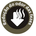 Redução do odor das fezes