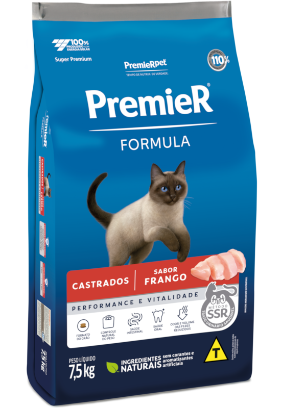 PremieR Formula Gatos Castrados Frango