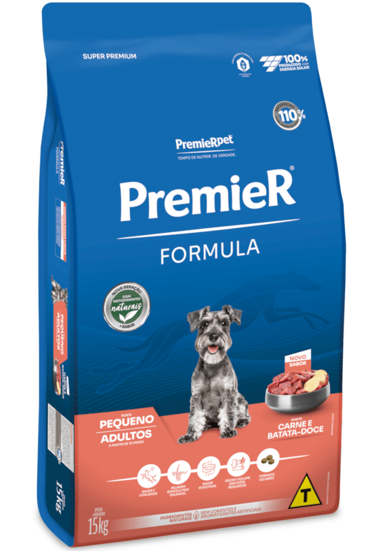 PremieR Formula Cães Adultos Porte Pequeno Carne e Batata Doce